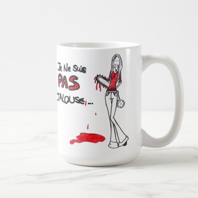 I am not jealous - coffee mug (Right)