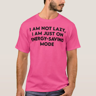 i am not lazy i am just on energy saving mode boy T-Shirt