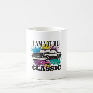 I am Not Old I am Classic Grungy Colour Splashes Coffee Mug