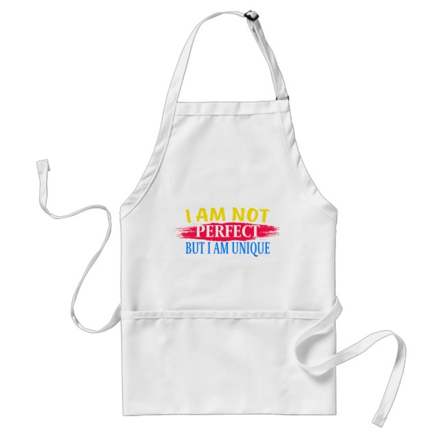 I am not perfect, but I am a unique Standard Apron (Front)