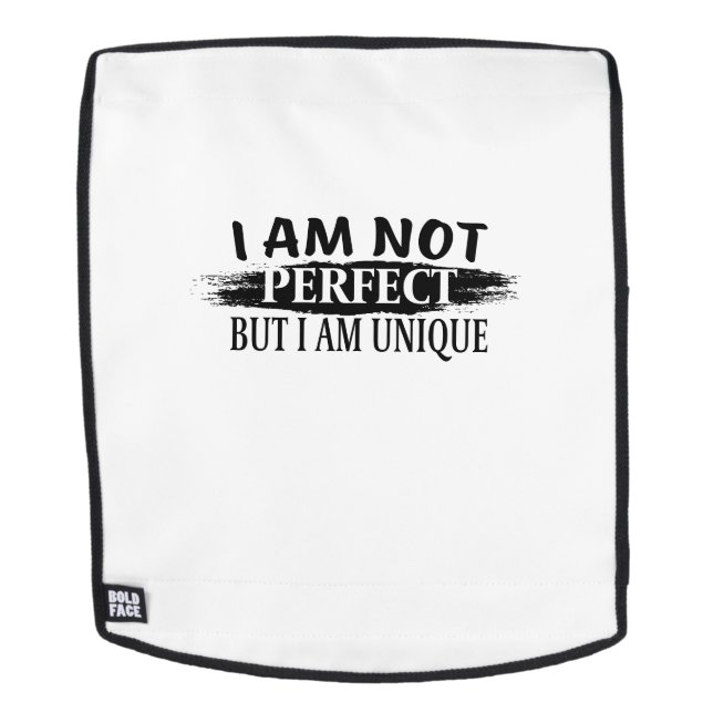 I am not perfect, but I am unique Backpack (Removable Face)