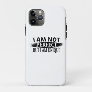 I am not perfect, but I am unique Case-Mate iPhone Case