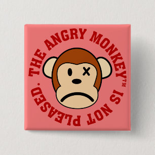 I am not pleased by your performance 15 cm square badge
