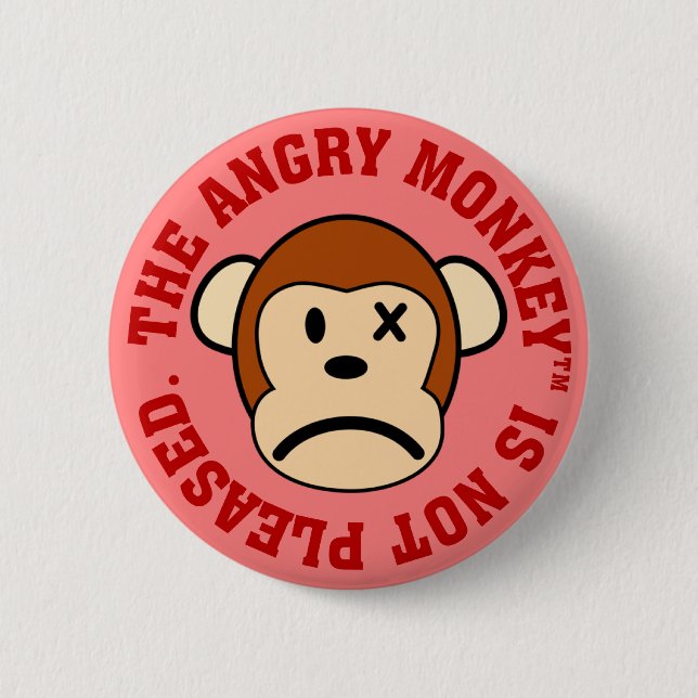 I am not pleased by your performance 6 cm round badge (Front)