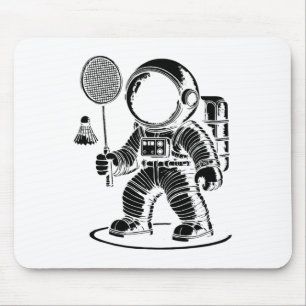 I Am Not Short I Am A Badminton Player Racket Shut Mouse Pad