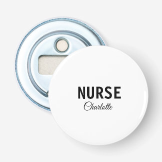 I am nurse medical expert add your name text simpl bottle opener