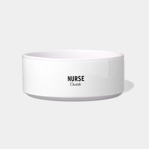 I am nurse medical expert add your name text simpl bowl