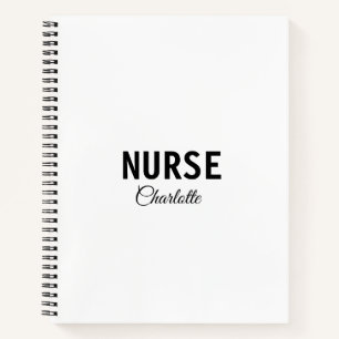 I am nurse medical expert add your name text simpl notebook