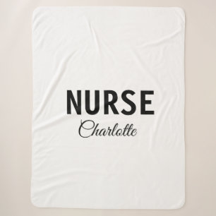 I am nurse medical expert add your name text simpl sherpa blanket