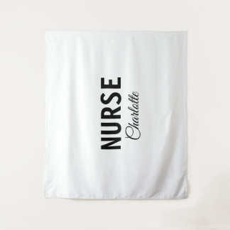 I am nurse medical expert add your name text simpl tapestry