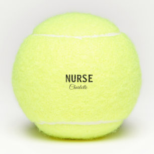 I am nurse medical expert add your name text simpl tennis balls