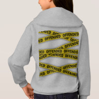 I am offended police tape do not cross