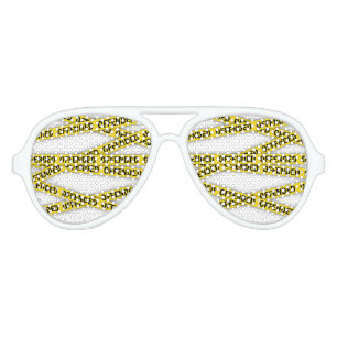 I am offended police tape do not cross aviator sunglasses