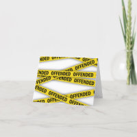 I am offended police tape do not cross