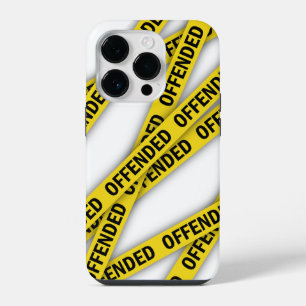 I am offended police tape do not cross iPhone 14 pro case