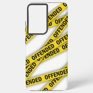 I am offended police tape do not cross samsung galaxy case