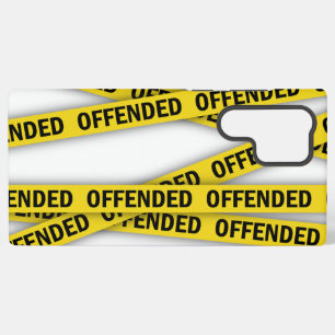 I am offended police tape do not cross samsung galaxy case