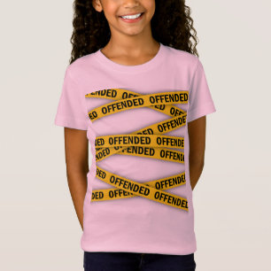 I am offended police tape do not cross T-Shirt