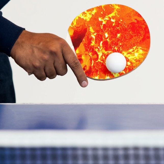 I am on fire ping pong paddle (Insitu)
