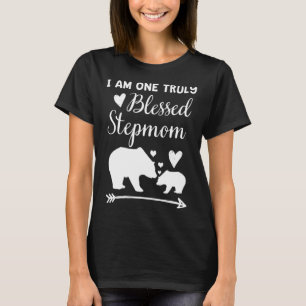 I Am One Truly Blessed Stepmom Bear & Baby Cub Mom T-Shirt