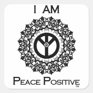 I AM PEACE POSITIVE Sticker