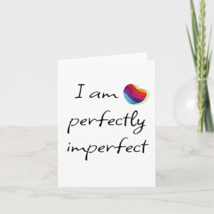 I am perfectly imperfect holiday card