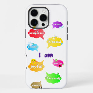I Am Positive Affirmations Words Self Love iPhone 16 Pro Max Case