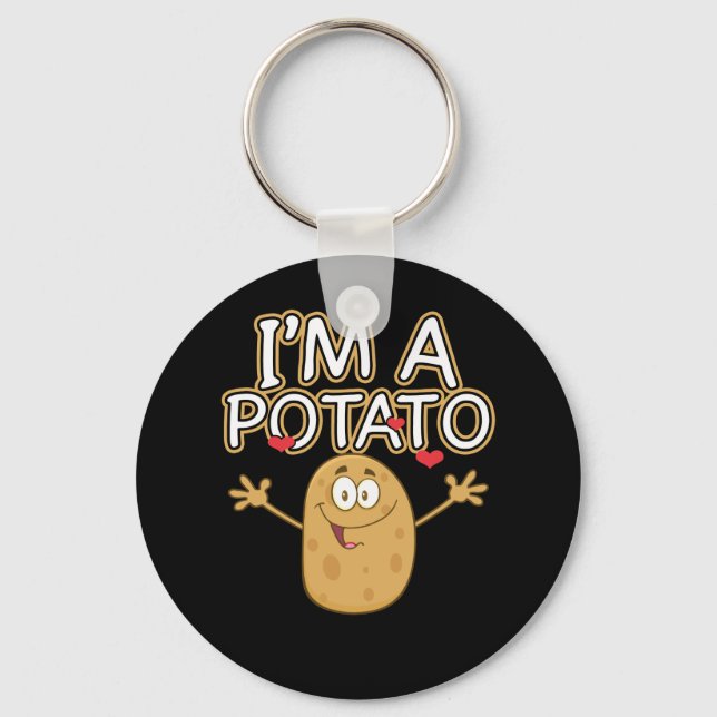 I am Potato Key Ring (Front)