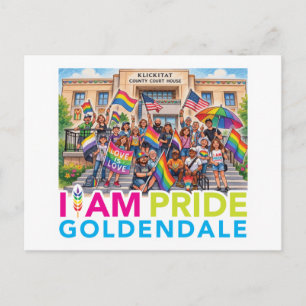 I AM Pride Community Holiday Postcard