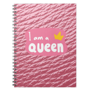 I Am Queen – Elegant Corporate Notebook