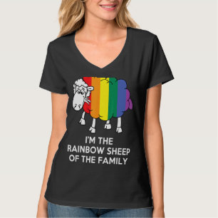 I Am Rainbow Sheep Of My Family Lgbt Gay Lesbian T-Shirt