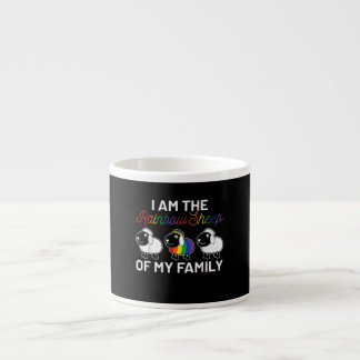 I am rainbow sheep of my family | Sheep Gift Espresso Cup