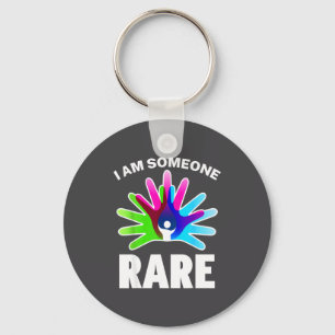 I Am Rare Disease Awareness Shirt - Rare Disease D Key Ring