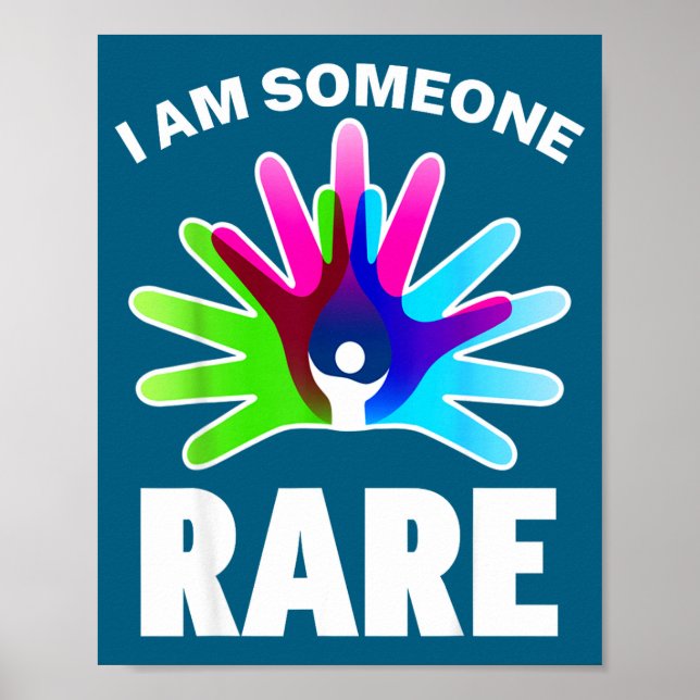I Am Rare Disease Awareness Shirt - Rare Disease D Poster (Front)