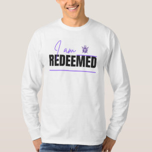 I Am Redeemed Christian Jesus Long Sleeve Shirt