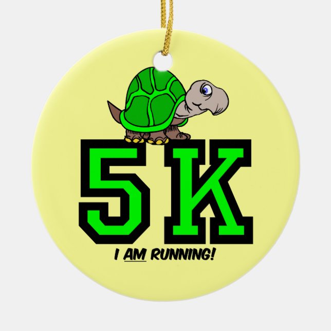 I am running 5K Ceramic Tree Decoration (Front)