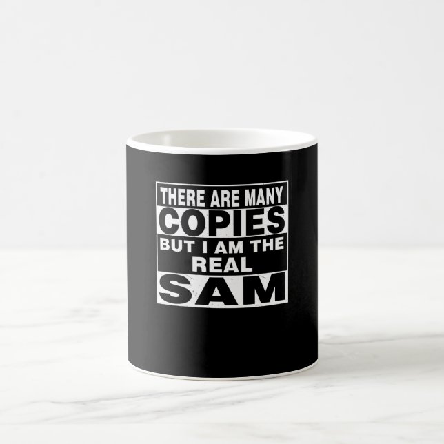 I Am Sam Funny Personal Personalised Fun Coffee Mug (Center)