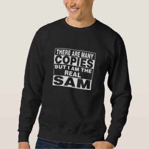 I Am Sam Funny Personal Personalised Fun Sweatshirt