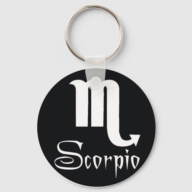I am Scorpio Key Ring (Front)