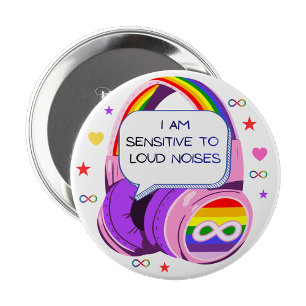 I Am Sensitive To Noise Sensory Sensitivity pin