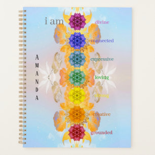 I am Seven Chakra Mandala Personalised Planner