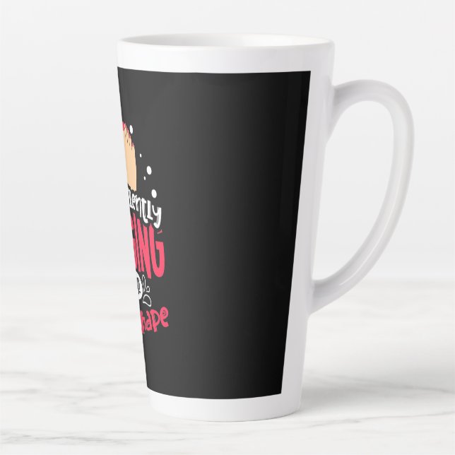 I Am Silently Judging Your Nail Shape Latte Mug (Right)