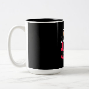 I Am Silently Judging Your Nail Shape Two-Tone Coffee Mug