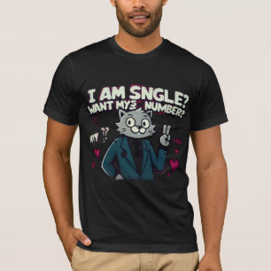 I am single, Want my number? T-Shirt