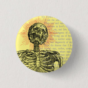 I am Skeleton! 3 Cm Round Badge