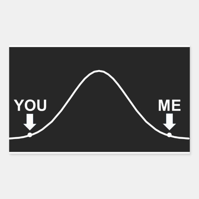 I Am Smart Rectangular Sticker (Front)