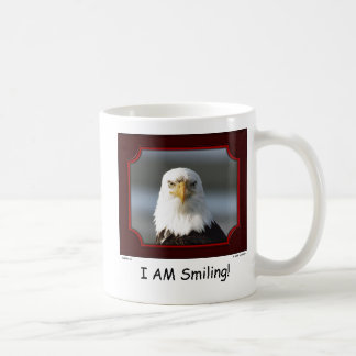 "I AM Smiling!" Bald Eagle Mug