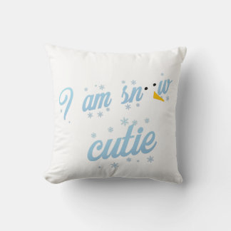 I am snow cutie cushion
