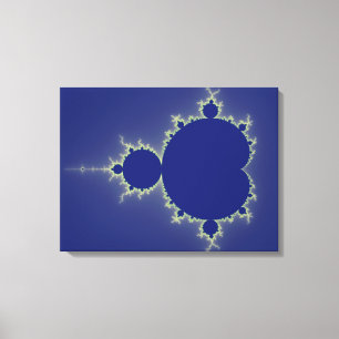 I Am So Blue - Fractal Canvas Print