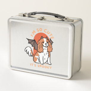 I Am So Cute It Is Spooky Cute Halloween Dog Metal Lunch Box